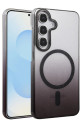 Samsung Galaxy S25 Glossy Magsafe Kapak - Siyah