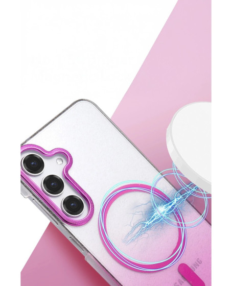 Samsung Galaxy S25 Glossy Magsafe Kapak - Siyah