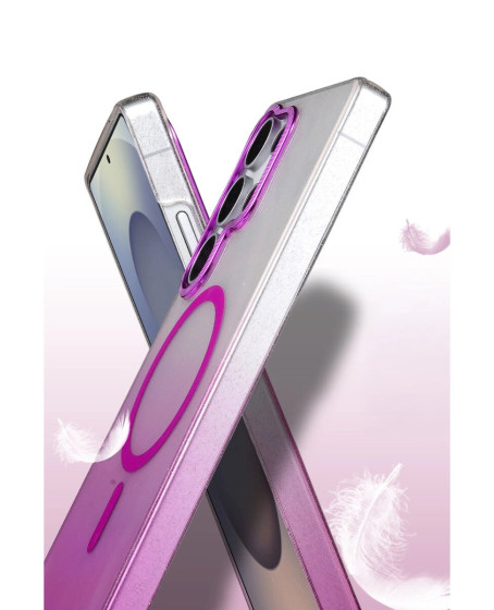 Samsung Galaxy S25 Ultra Glossy Magsafe Kapak - Çöl Titanyum Samsung Galaxy S25 Ultra Glossy Magsafe Kapak - Çöl Titanyum