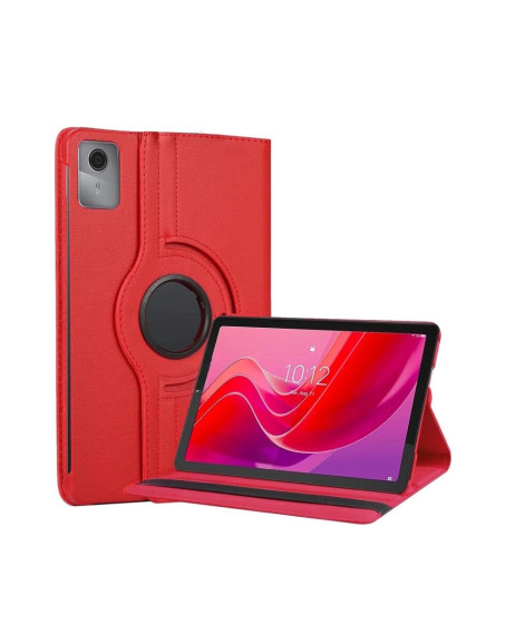 Lenovo Tab M11 Tb330fu 360 Tablet Deri Kılıf - Kırmızı Lenovo Tab M11 Tb330fu 360 Tablet Deri Kılıf - Kırmızı