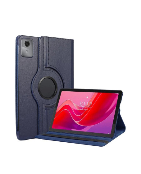 Lenovo Tab M11 Tb330fu 360 Tablet Deri Kılıf - Lacivert