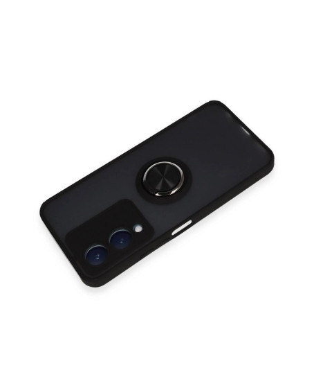 Vivo Y17s Kılıf Montreal Yüzüklü Silikon Kapak - Siyah Vivo Y17s Kılıf Montreal Yüzüklü Silikon Kapak - Siyah