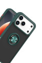 Apple İphone 17 Pro Max Montreal Yüzüklü Silikon Kapak - Yeşil Apple İphone 17 Pro Max Montreal Yüzüklü Silikon Kapak - Yeşil
