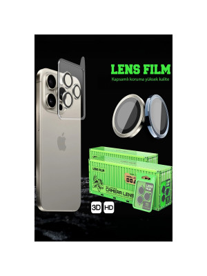 Samsung Galaxy A07 4g Raze Metal Kamera Lens - Gümüş