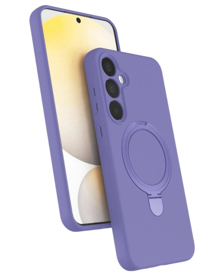 Samsung Galaxy A15 4g Regal Magsafe Standlı Kapak - Lila