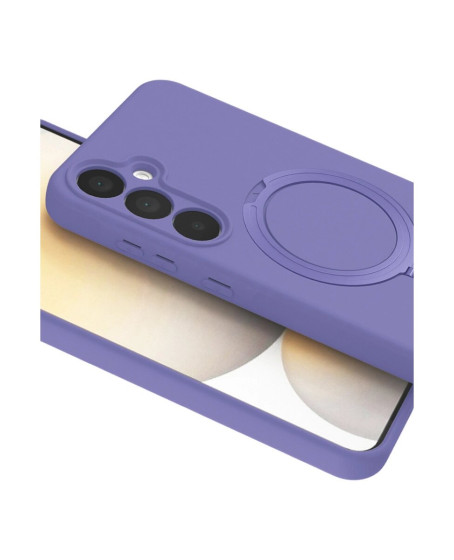 Samsung Galaxy A15 4g Regal Magsafe Standlı Kapak - Lila