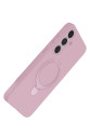 Samsung Galaxy S24 Fe Regal Magsafe Standlı Kapak - Açık Pembe Samsung Galaxy S24 Fe Regal Magsafe Standlı Kapak - Açık Pembe