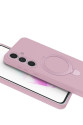 Samsung Galaxy S24 Fe Regal Magsafe Standlı Kapak - Açık Pembe Samsung Galaxy S24 Fe Regal Magsafe Standlı Kapak - Açık Pembe