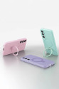Samsung Galaxy S24 Fe Regal Magsafe Standlı Kapak - Açık Pembe Samsung Galaxy S24 Fe Regal Magsafe Standlı Kapak - Açık Pembe