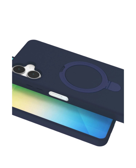 Samsung Galaxy A06 Regal Magsafe Standlı Kapak - Lacivert