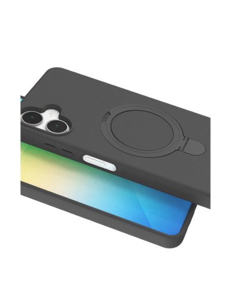 Samsung Galaxy A06 Regal Magsafe Standlı Kapak - Titan Gri Samsung Galaxy A06 Regal Magsafe Standlı Kapak - Titan Gri