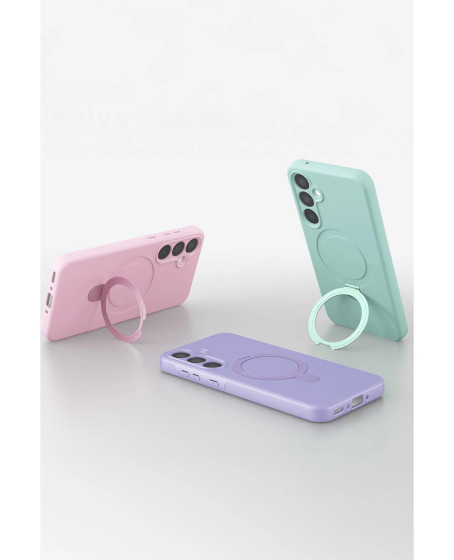 Samsung Galaxy A16 5g Regal Magsafe Standlı Kapak - Lacivert