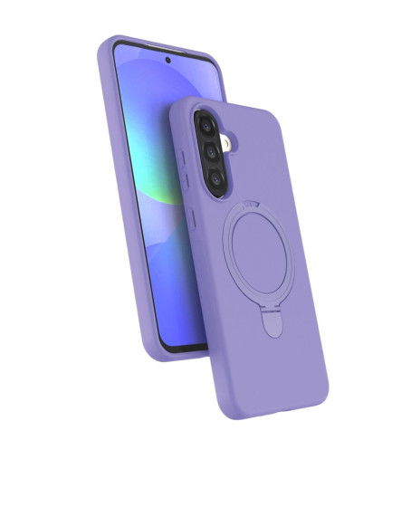 Samsung Galaxy A56 Regal Magsafe Standlı Kapak - Lila