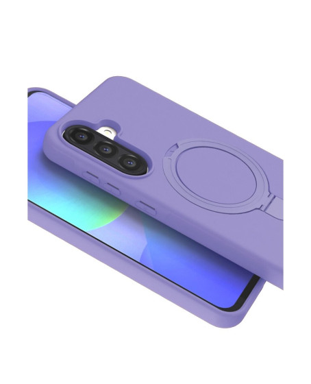 Samsung Galaxy A56 Regal Magsafe Standlı Kapak - Lila