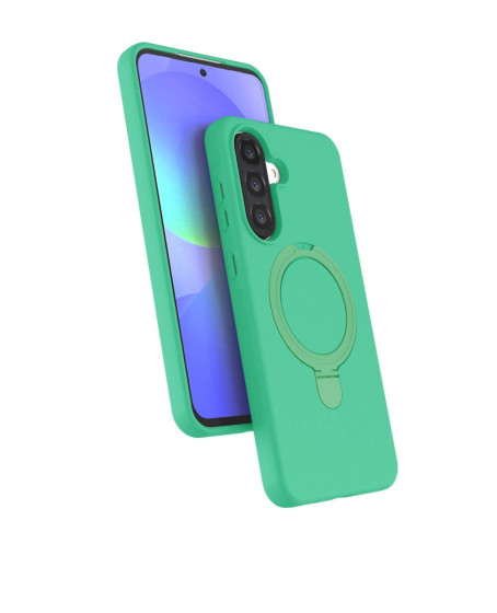 Samsung Galaxy A56 Regal Magsafe Standlı Kapak - Yeşil Samsung Galaxy A56 Regal Magsafe Standlı Kapak - Yeşil