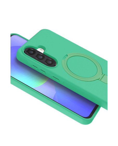 Samsung Galaxy A56 Regal Magsafe Standlı Kapak - Yeşil Samsung Galaxy A56 Regal Magsafe Standlı Kapak - Yeşil
