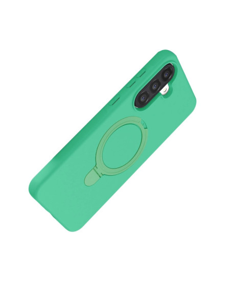 Samsung Galaxy A56 Regal Magsafe Standlı Kapak - Yeşil Samsung Galaxy A56 Regal Magsafe Standlı Kapak - Yeşil