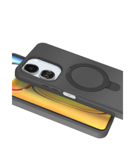 Xiaomi Redmi 13c Regal Magsafe Standlı Kapak - Titan Gri Xiaomi Redmi 13c Regal Magsafe Standlı Kapak - Titan Gri