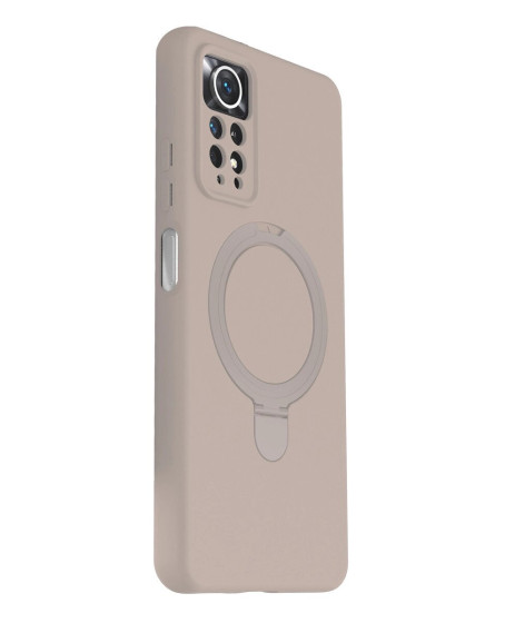Xiaomi Redmi Note 12 Pro 4g Regal Magsafe Standlı Kapak - Çöl Titanyum