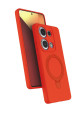 Xiaomi Redmi Note 13 Pro 4g Regal Magsafe Standlı Kapak - Turuncu Xiaomi Redmi Note 13 Pro 4g Regal Magsafe Standlı Kapak - Turuncu