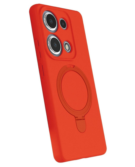 Xiaomi Redmi Note 13 Pro 4g Regal Magsafe Standlı Kapak - Turuncu Xiaomi Redmi Note 13 Pro 4g Regal Magsafe Standlı Kapak - Turuncu