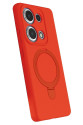 Xiaomi Redmi Note 13 Pro 4g Regal Magsafe Standlı Kapak - Turuncu Xiaomi Redmi Note 13 Pro 4g Regal Magsafe Standlı Kapak - Turuncu