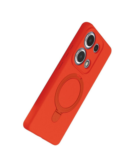 Xiaomi Redmi Note 13 Pro 4g Regal Magsafe Standlı Kapak - Turuncu Xiaomi Redmi Note 13 Pro 4g Regal Magsafe Standlı Kapak - Turuncu