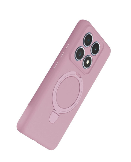 Xiaomi Mi 14t Pro Regal Magsafe Standlı Kapak - Açık Pembe Xiaomi Mi 14t Pro Regal Magsafe Standlı Kapak - Açık Pembe