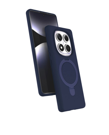Xiaomi Redmi Note 14 Pro 5g Regal Magsafe Standlı Kapak - Lacivert Xiaomi Redmi Note 14 Pro 5g Regal Magsafe Standlı Kapak - Lacivert