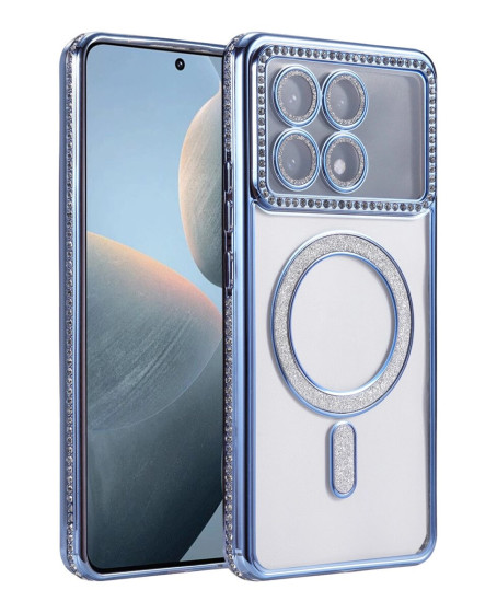 Xiaomi Poco X6 Pro Joke Simli Magneticsafe Kılıf - Mavi