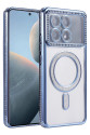 Xiaomi Poco X6 Pro Joke Simli Magneticsafe Kılıf - Mavi