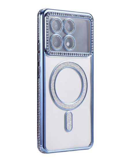 Xiaomi Poco X6 Pro Joke Simli Magneticsafe Kılıf - Mavi