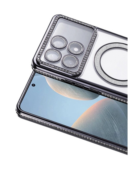 Xiaomi Poco X6 Pro Joke Simli Magneticsafe Kılıf - Siyah Xiaomi Poco X6 Pro Joke Simli Magneticsafe Kılıf - Siyah