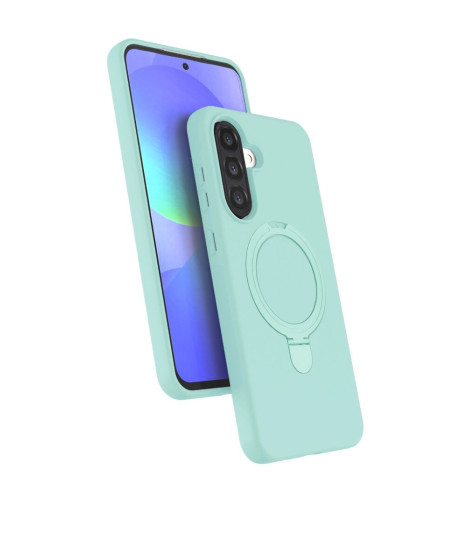 Samsung Galaxy A17 5g Regal Magsafe Standlı Kapak - Su Yeşili