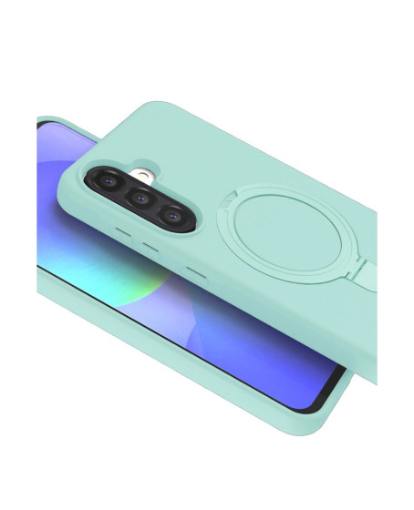 Samsung Galaxy A17 5g Regal Magsafe Standlı Kapak - Su Yeşili