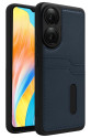 Oppo A38 Sara Kartvizitli Deri Kılıf - Lacivert Oppo A38 Sara Kartvizitli Deri Kılıf - Lacivert