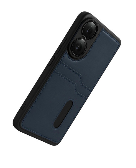 Oppo A38 Sara Kartvizitli Deri Kılıf - Lacivert Oppo A38 Sara Kartvizitli Deri Kılıf - Lacivert