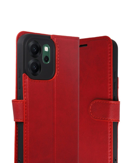 Oppo Reno 14f Trend S Plus Kapaklı Kılıf - Kırmızı Oppo Reno 14f Trend S Plus Kapaklı Kılıf - Kırmızı