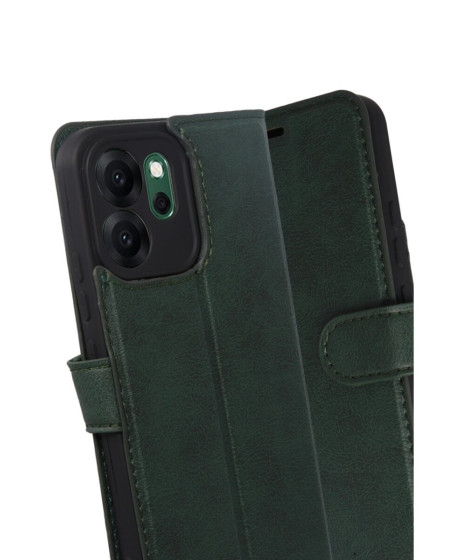 Oppo Reno 14f Trend S Plus Kapaklı Kılıf - Yeşil