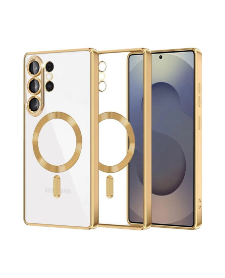 Samsung Galaxy S26 Ultra Kross Magneticsafe Kapak - Gold Samsung Galaxy S26 Ultra Kross Magneticsafe Kapak - Gold