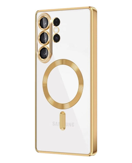 Samsung Galaxy S26 Ultra Kross Magneticsafe Kapak - Gold Samsung Galaxy S26 Ultra Kross Magneticsafe Kapak - Gold