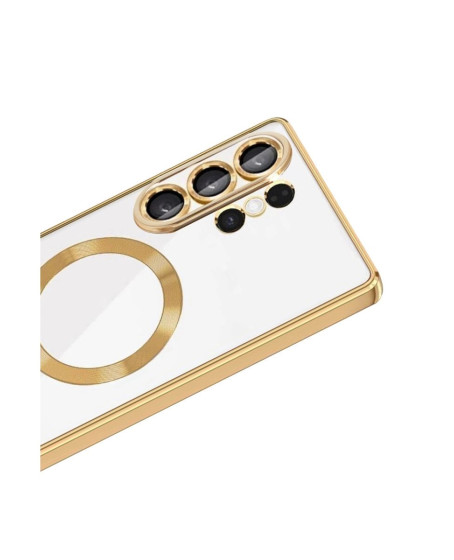 Samsung Galaxy S26 Ultra Kross Magneticsafe Kapak - Gold Samsung Galaxy S26 Ultra Kross Magneticsafe Kapak - Gold