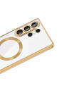 Samsung Galaxy S26 Ultra Kross Magneticsafe Kapak - Gold Samsung Galaxy S26 Ultra Kross Magneticsafe Kapak - Gold