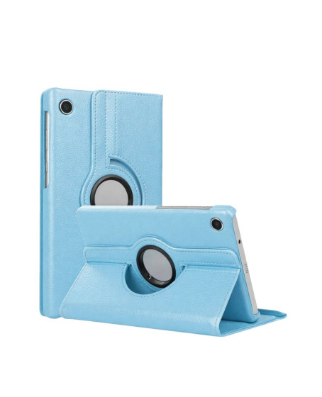 Samsung Galaxy Tab A11 360 Tablet Deri Kılıf - Turkuaz Samsung Galaxy Tab A11 360 Tablet Deri Kılıf - Turkuaz