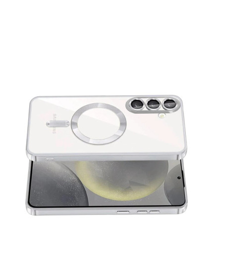 Samsung Galaxy A37 5g Kross Magneticsafe Kapak - Gümüş Samsung Galaxy A37 5g Kross Magneticsafe Kapak - Gümüş
