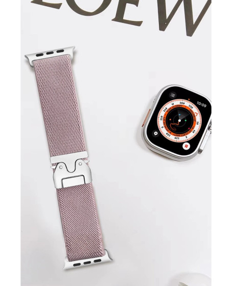 Apple Watch 42mm Forest Kumaş Kordon (saat Değildir) - Lila Apple Watch 42mm Forest Kumaş Kordon (saat Değildir) - Lila