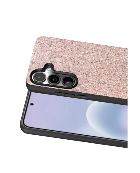 Onegif Samsung Galaxy A57 5g Bright Simli Kapak - Pembe