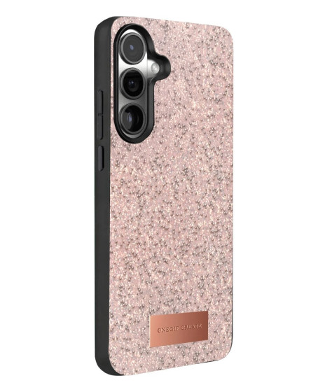 Onegif Samsung Galaxy A57 5g Bright Simli Kapak - Pembe
