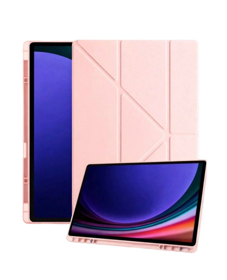 Samsung Galaxy Tab A11 Kalemlikli Mars Tablet Kılıfı - Rose Gold Samsung Galaxy Tab A11 Kalemlikli Mars Tablet Kılıfı - Rose Gold