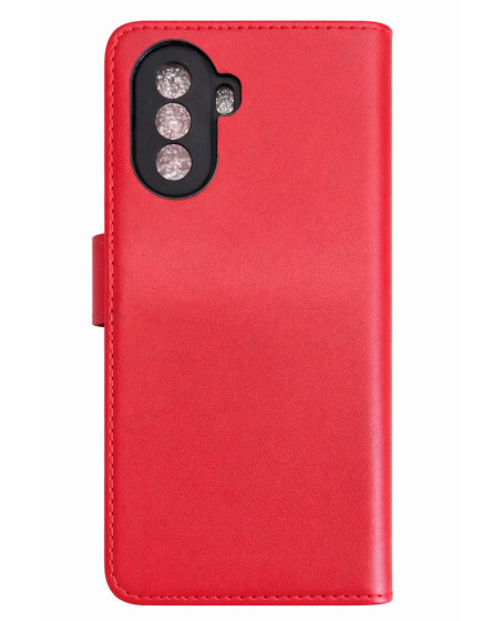 Huawei Nova Y70 Trend S Plus Kapaklı Kılıf - Kırmızı